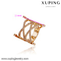 14662 xuping joyería al por mayor 18k anillo de lujo chapado en oro para las mujeres